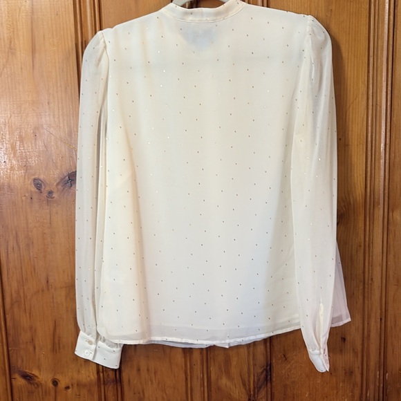 CeCe Cream Button-Up Blouse - Size Small - Picture 8 of 8